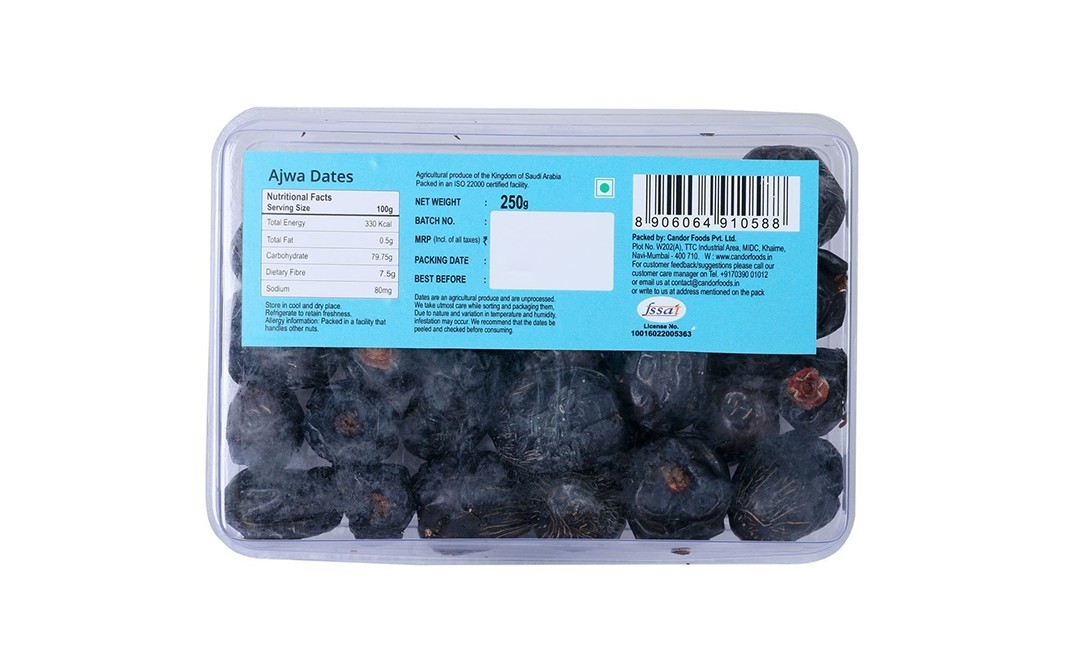 Carnival Ajwa Dates    Plastic Container  250 grams